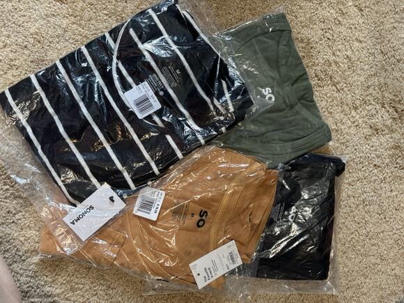 Sonoma Tops - Kohl’s Medium Ladies Tees Lot Of 4 New In Bags Fall Colors Autumn NWT
